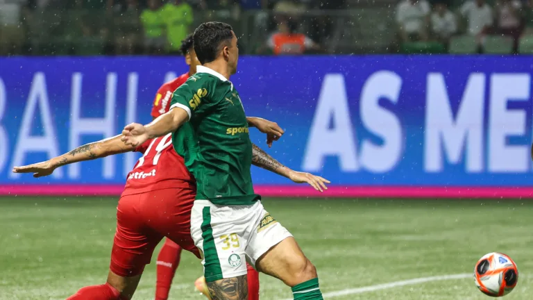 Palmeiras e RB Bragantino, no Allianz Parque (Foto: Cesar Greco/Palmeiras)