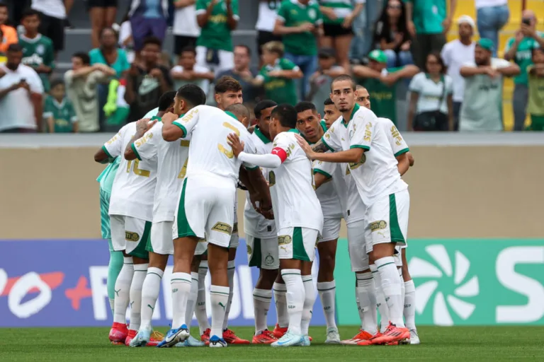 Palmeiras Sub-20 em ação (Foto: Fabio Menotti/Palmeiras)